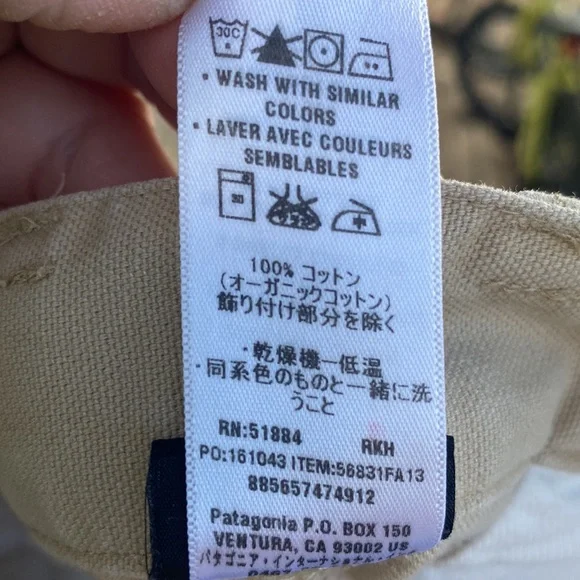 Men’s Patagonia Organic Cotton Khaki’s Size 35 - Picture 10 of 10